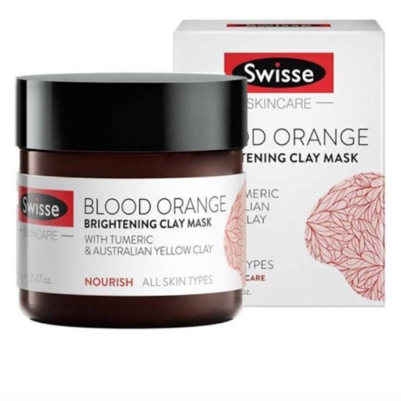 Swisse Blood Orange Brightening Clay Mask 澳洲  血橙亮膚清潔面膜 70g