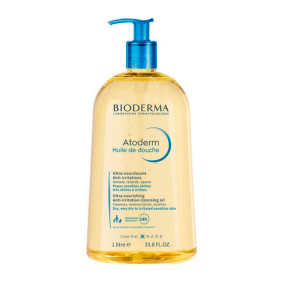 Bioderma 法國  貝德瑪滋養抗刺激卸妝沐浴油1000ml