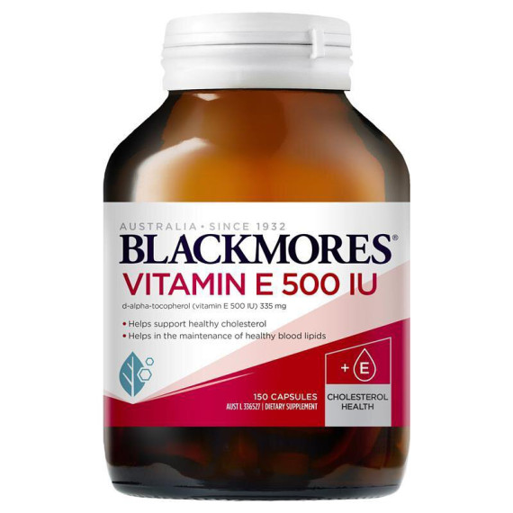 Blackmores 澳洲  澳佳寶維生素E500IU 150粒 (新包裝）/ E1000IU 100粒