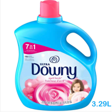 Downy - 7合1 衣物柔順劑 四月清新 3.29L，  微風清新/四月清新 4.16L - 平行進口