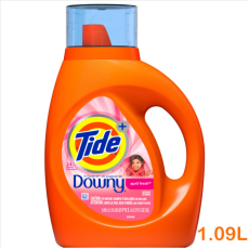 Tide x Downy 汰漬 -  聯名洗衣液 四月清新 1.09L - 平行進口