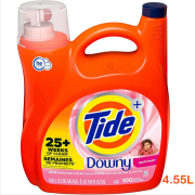 Tide x Downy 汰漬 -  聯名 強效洗衣液 花香味 4.55L - 平行進口